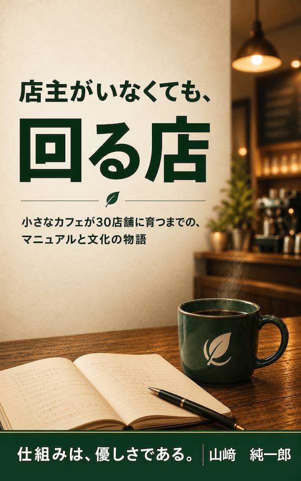 店主がいなくても、回る店――小さなカフェが30店舗に育つまでの、マニュアルと文化の物語　山﨑純一郎